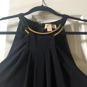 Navy and gold Michael Kors dress